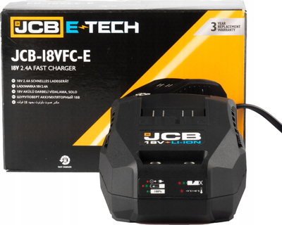 Karikues baterie JCB JCB-18VFC-E, 18V, 2.4A, i zi