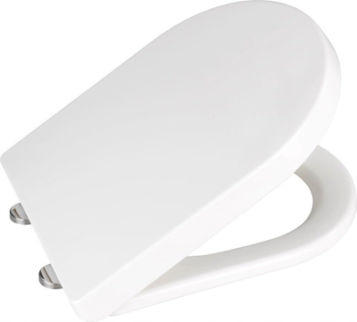 Uleçe WC Wenko Premium Calla 22414100, termoplastike, mbyllje soft, e bardhë
