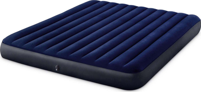 Shtrat ajri Intex Classic Dura Beam, dopjo, 203 x 183 x 25 cm, blu e errët