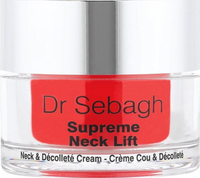 Krem për qafë dhe dekolte Dr. Sebagh Supreme Neck Lift, me acid hialuronik, ditë, 50 ml