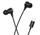Kufje me tel HOCO M116, in ear, Lightning, me mikrofon, të zeza