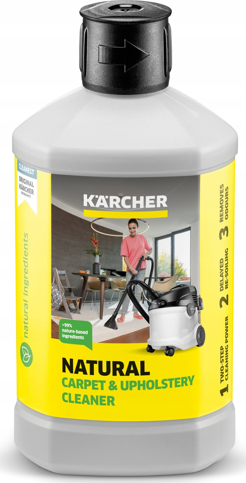 Detergjent për tapete dhe mobilje Karcher RM 519N, 1L, natyral