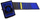 Letra loje Bicycle Rider Back Reverse, standard, blu e zezë
