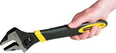 Çelës i rregullueshëm Stanley MaxSteel 0 90 950, 300mm, me dorezë gome, gri