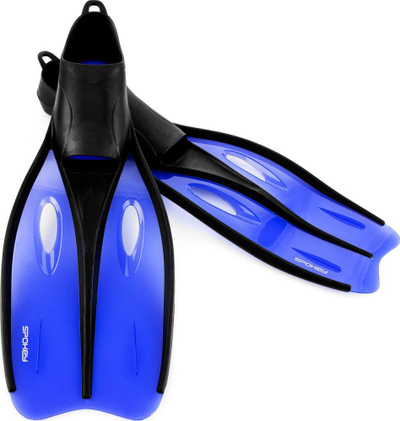 Flatra noti Spokey Trout, madhësia 40-42, për snorkeling, blu
