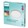Plafonierë Philips SuperSlim LED, 24.5cm, 2700K, e bardhë