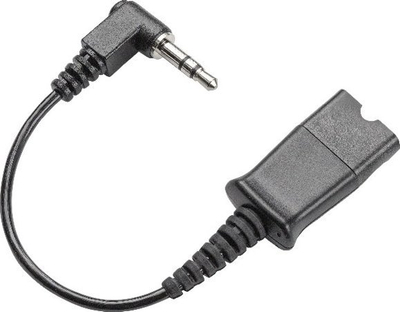 Kabll adaptues Poly 2.5mm në QD, 0.45m, i zi