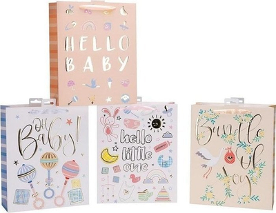 Qese dhuratash K&amp;K M Geschenktuete, madhësi mesatare, me ngjyra shumë