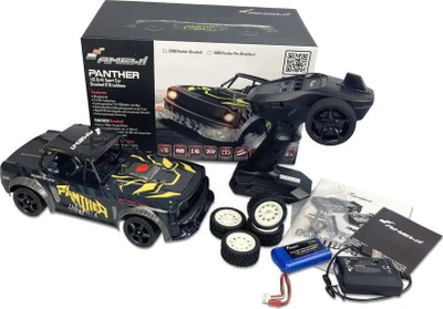 Makine drift me telekomandë Amewi Drift Panther Pro 4WD, brushless, shkallë 1:16, e zezë