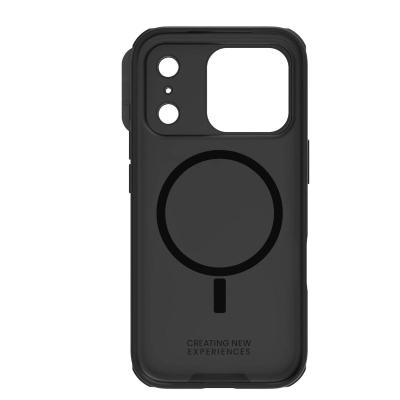 Kapak telefoni Nillkin CamShield Pro për iPhone 17 Pro, me mbrojtje kamere, kompatibil me MagSafe, i zi