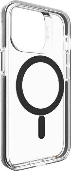 Маска за телефон Gear4 Santa Cruz Snap за iPhone 13 Pro, MagSafe, проѕирна со црни детали