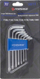 Set çelësa TORX L-tip Forsage F-5071T, 7 copë, me vrimë
