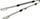 Pinca për skarë Master Grill &amp; Party MG341, 49cm, çelik inox, argjend