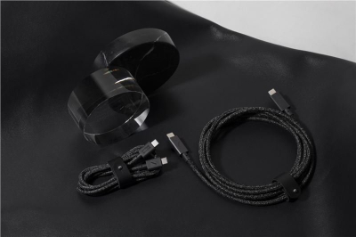 Kabëll USB C në USB C Native Union Belt Cable C C PRO, 2.4m, 240W, gri Cosmos
