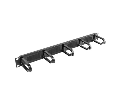 Panel furçë rack Lanberg AK-1203-B, 19", 1U, i zi