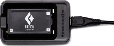 Karikues portativ Black Diamond 1500, 1500mAh, ekran LED, ngjyrë e zezë