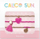 Set byzylyku Calico Sun Sophia, 3 copë, për vajza, rozë dhe ari