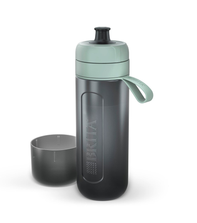 Shishe uji me filter Brita Sports Active, 600 ml, me MicroDisc, jeshile e errët