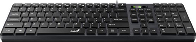 Set tastierë dhe mi Genius SlimStar C126, USB, me kabllo, i zi