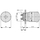Buton kontrolli Eaton M22-PVL - 216878, i kuq