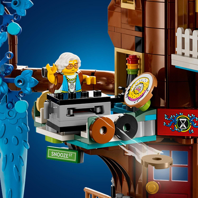 Set lodrash LEGO DREAMZzz 71461 Shtëpia Fantastike në Pemë, 2 në 1, për kalamaj 9+