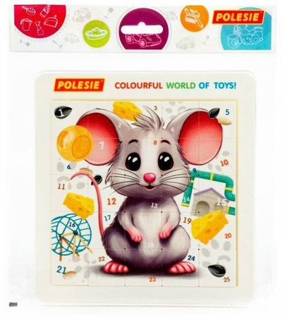 Сложувалка POLESIE Brain Teaser Mouse, 25 делови, повеќебојна
