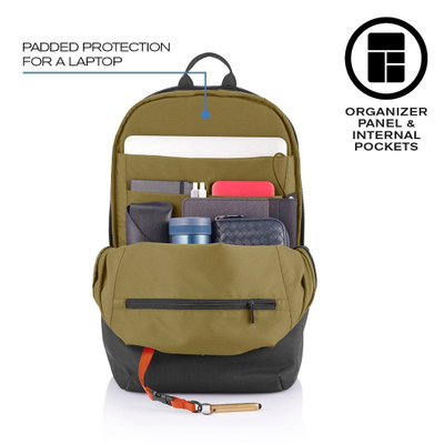 Shpinore anti-vjedhje XD Design Bobby Soft, 15.6", 16L, e zezë