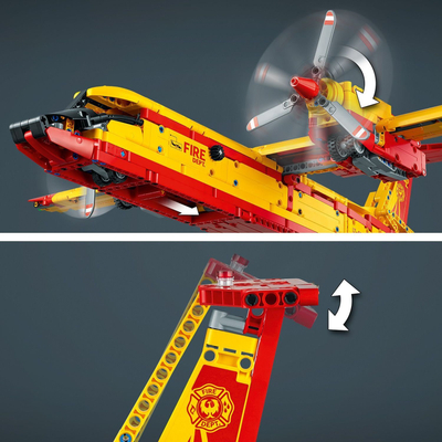 Lodër me lego LEGO Technic 42152 Firefighting Aircraft, aeroplan zjarrfikës, për kalama 10+, shumëngjyrësh