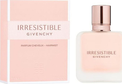 Mjegull flokësh Givenchy Irresistible, aromë lulesh dhe frutash, e tejdukshme