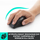 Mouse pa tela Logitech M705 Marathon, USB, ergonomik, gri