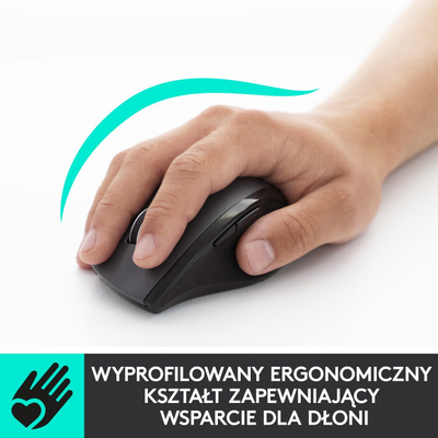 Mouse pa tela Logitech M705 Marathon, USB, ergonomik, gri