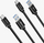 Kabllo Dudao USB-A - USB-C, 1m, e zezë