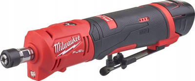Mulli i drejtë Milwaukee M12 FUEL 4933471436, 12V, 21000 rpm, i kuq e zi