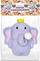 Lodër antistres squishy MCD elefant, 6 x 5 x 5.5 cm, plastike, shumëngjyrëshe