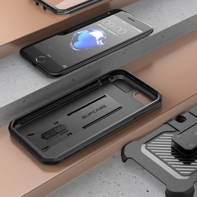 Заштитна футрола Supcase за ајфон SE 2022 / SE 2020/8/7, црна