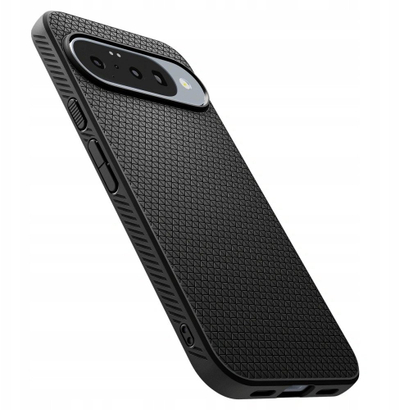 Kapak telefoni Spigen Liquid Air për Google Pixel 10 10 Pro, matte, i zi