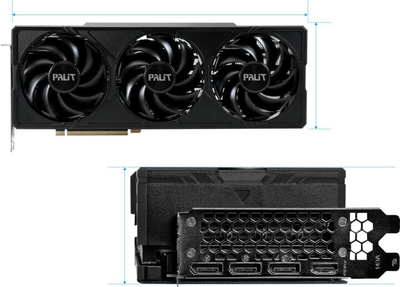 Kartelë grafike PALiT GeForce RTX 4080 Super JetStream OC, 16GB GDDR6X