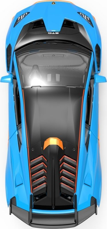 Maket makine Rastar Lamborghini Huracan STO 2021, shkalla 1/32, model për koleksion, gri