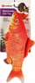 Електронска играчка за мачки Flamingo Flounder Fish, со подвижен опаш, со катнип, портокалова
