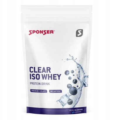 Pluhur proteina Sponser Clear Iso Whey, isolate whey, boronicë