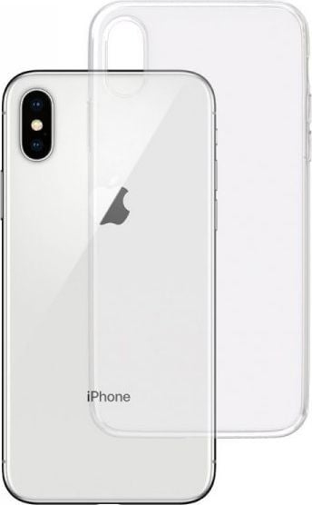 Mbulesë telefoni 3MK Clear Case për iPhone X XS, TPU, transparente