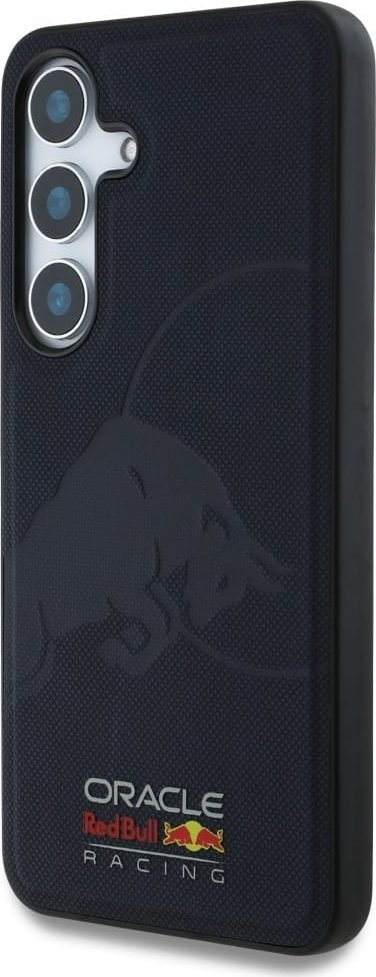 Maskë telefoni Red Bull për Samsung S25, magnetike, material PU me rrjetë, blu navy