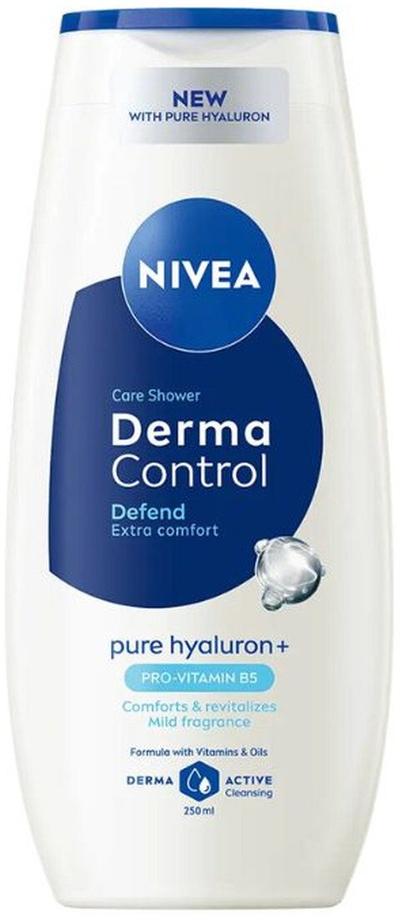 Locion trupi Nivea Derma Control Defend, 250 ml, për lëkurë të ndjeshme