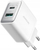Adapter karikues Joyroom, 2 porta USB dhe USB C, i bardhë