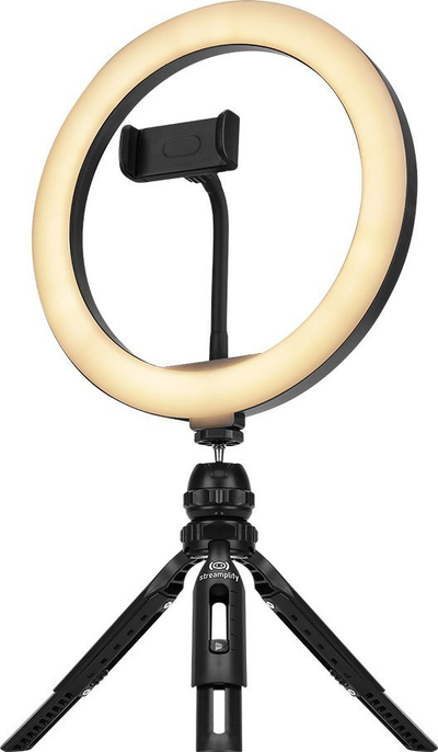 Dritë unazore Streamplify LIGHT 10, 10", LED, USB 5V, e zezë