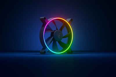 Ventilator për kasë kompjuteri Razer Kunai Chroma, 140 mm, PWM, i zi