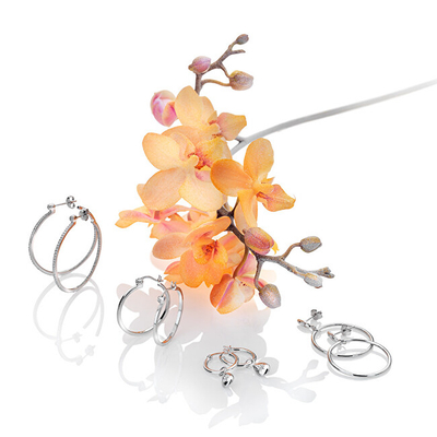 Vathë Hot Diamonds Hoops DE630