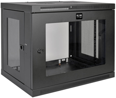 Kabinet rack Tripp Lite SmartRack 9U, 19", i varur, me derë xhami, i zi