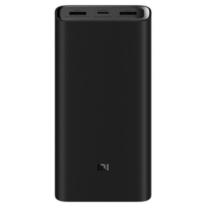 Powerbank Xiaomi Mi 50W, 20000mAh, me 3 porta, e zezë