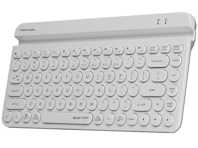 Tastierë A4 Tech FSTYLER FBK30, RF Wireless + Bluetooth, e bardhë